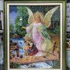 Набор алмазной мозаики ColorArt 40x50 Икона Ангел и дети SP026 - фото 7