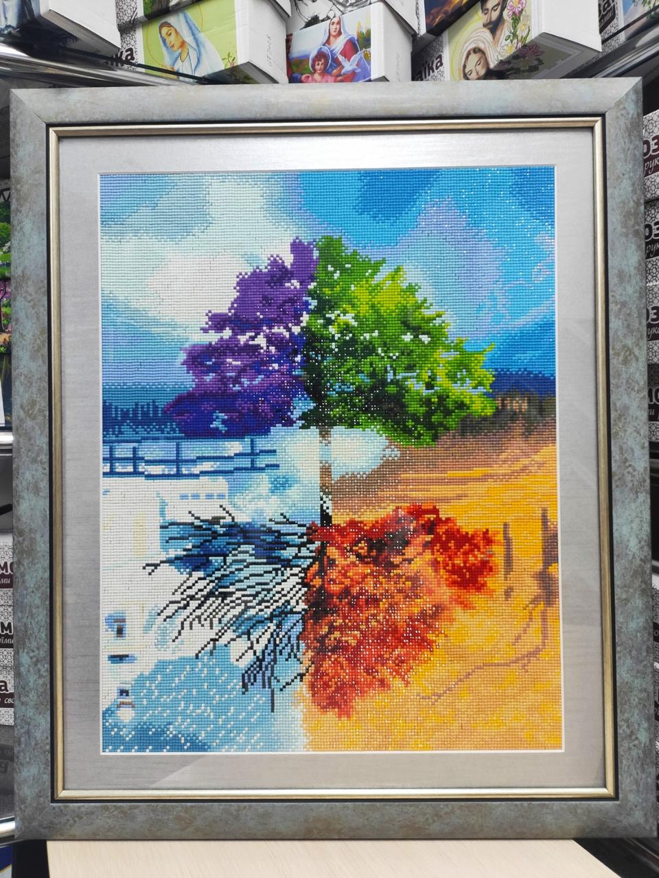 Набір алмазної мозаїки ColorArt 40х50 Пори року SP038 - Зображення 8
