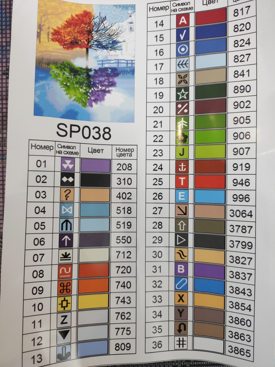Набір алмазної мозаїки ColorArt 40х50 Пори року SP038 - Зображення 5
