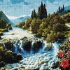 Набір алмазної мозаїки ColorArt 40х50 Красивий водоспад SP081 - фото 1