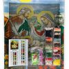 Алмазна мозаїка ColorArt Ікона Ісус в колисці 40х50 SP102 - фото 1