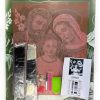Алмазная мозаика ColorArt 40х50 Икона Святая семья монохром серая SP067 - фото 2