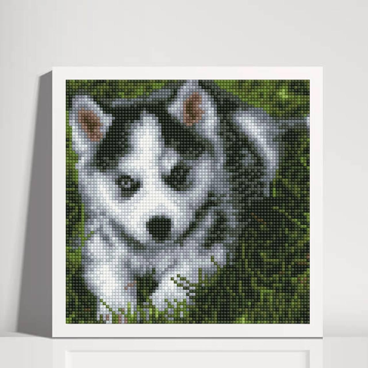 Алмазная мозаики ColorArt 20x20 Собачка DD1223 — изображение 2