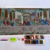 Набір алмазної мозаїки ColorArt 40х90 Ікона Таємна вечеря SD1000 - фото 4