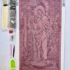 Набір алмазної мозаїки 40x70 Ікона ColorArt Ісус стукає в двері монохром сірий SS812 - фото 1