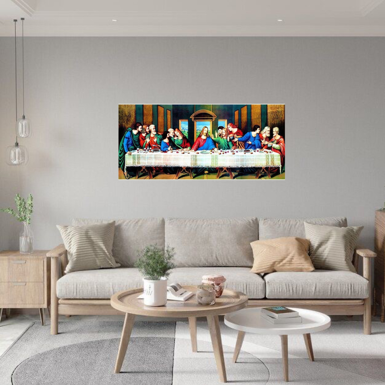 Набір алмазної мозаїки ColorArt 40х90 Ікона Таємна вечеря SD1000 - Зображення 4