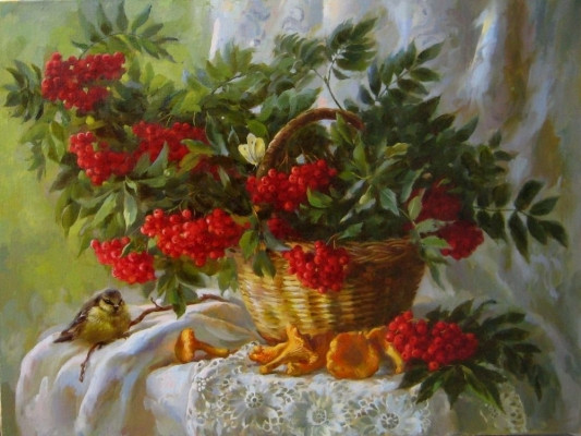 Алмазная мозаика ColorArt 30х40 Калина ST401