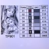 Набір алмазної мозаїки ColorArt 30х50 Ікона Богородиця з Ісусом сіра TP901 - фото 2