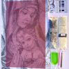 Набір алмазної мозаїки ColorArt 30х50 Ікона Богородиця з Ісусом сіра TP901 - фото 1