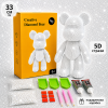 Алмазна мозаїка ColorArt Ведмедик фігурка 5D білий 33см - фото 1