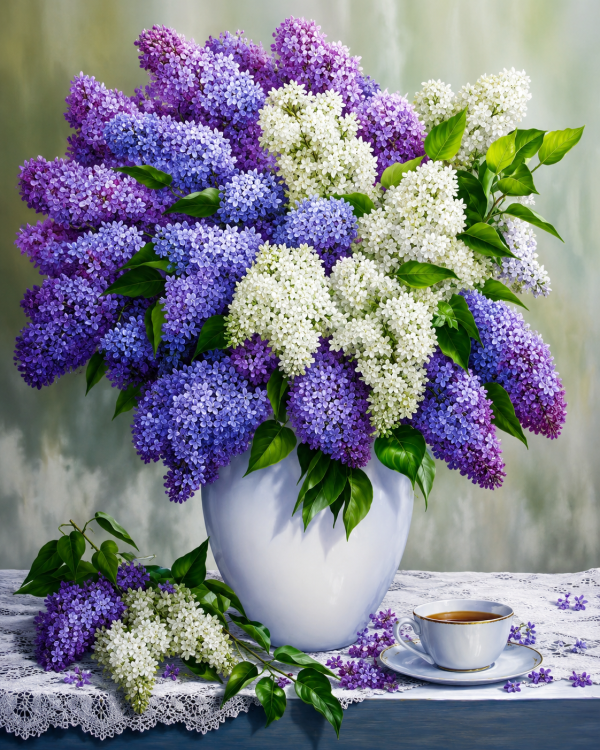 Алмазная вышивка ColorArt 40х50 Букет бузка SP075