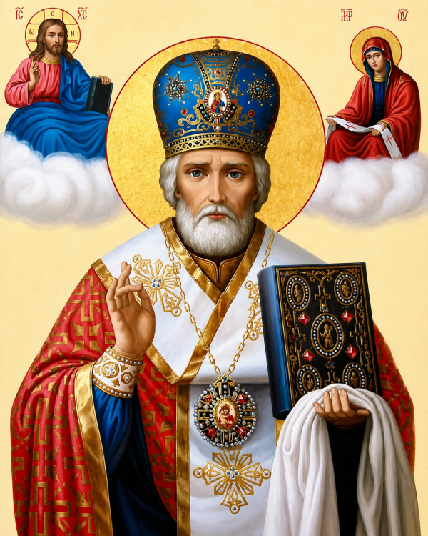 Алмазна мозаїка ColorArt 40x50 Святий Миколай SP124