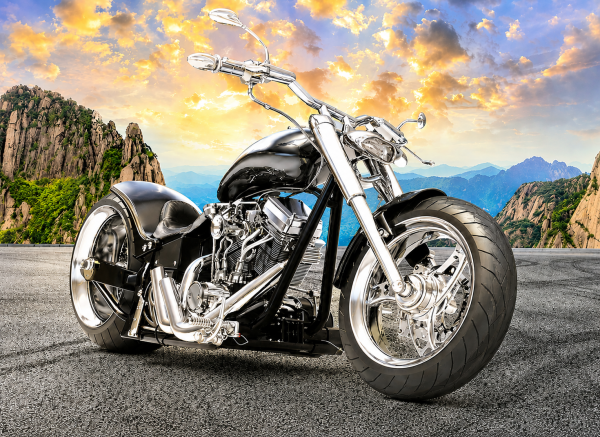 Алмазна мозаїка ColorArt 40x50 Мотоцикл SP125