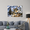 Алмазна мозаїка ColorArt 30х40см Вовки ST406 - фото 2