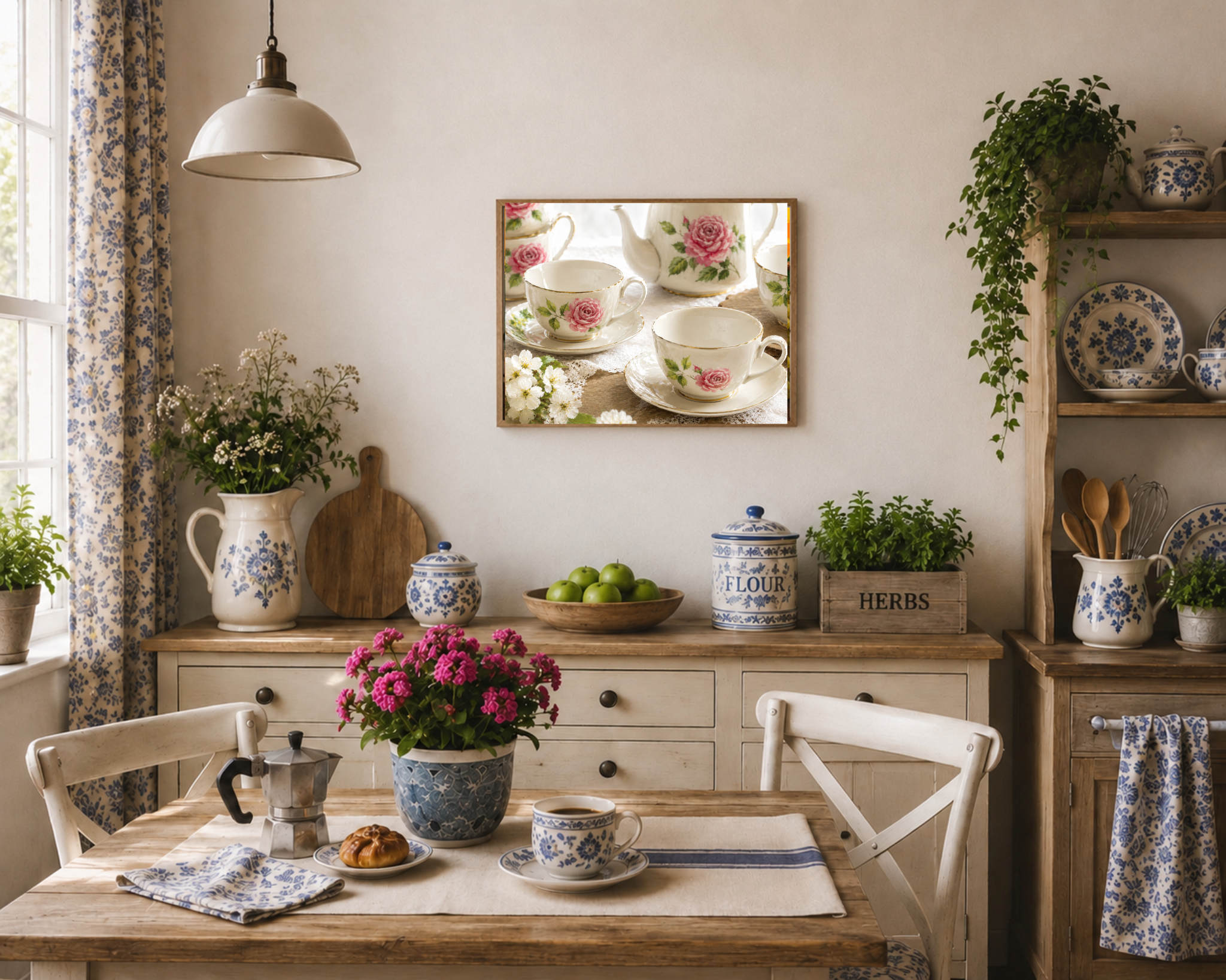 Алмазна мозаїка ColorArt 30х40см Чайний сервіз ST437 - Зображення 3