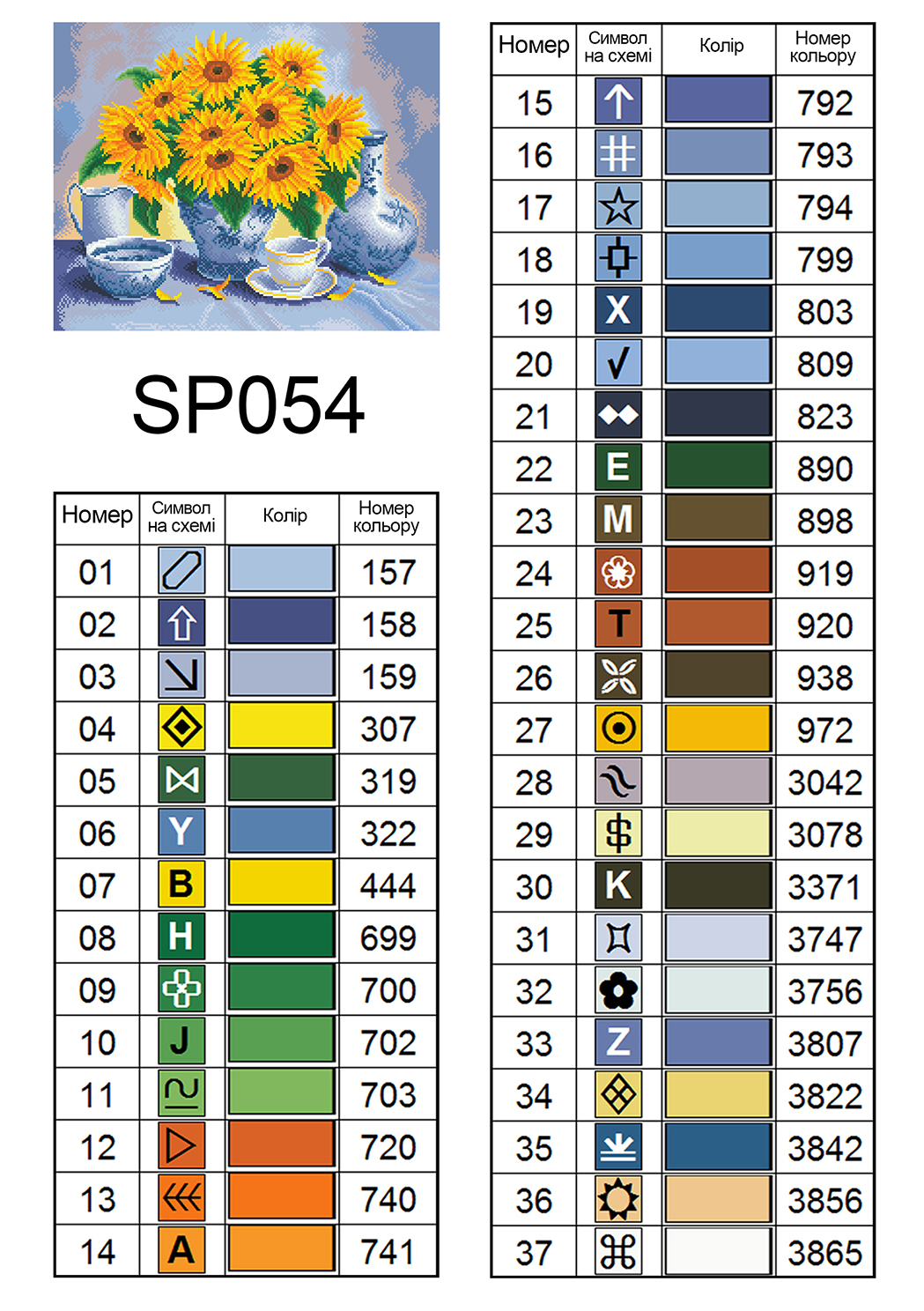 Набір для алмазної мозаїки ColorArt Соняхи 40х50см SP054 - Зображення 6