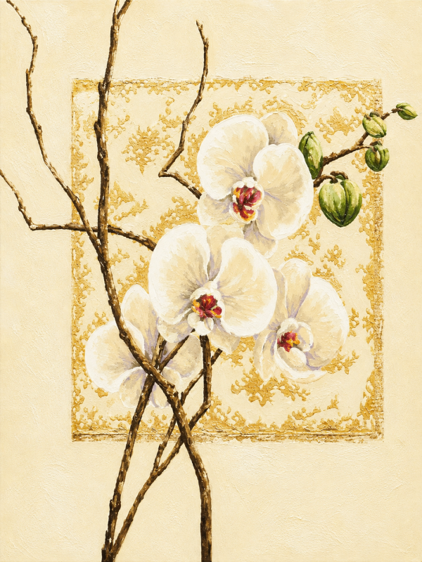 Алмазная мозаика ColorArt 30х40 Орхидея ST404