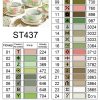 Алмазна мозаїка ColorArt 30х40см Чайний сервіз ST437 - фото 5