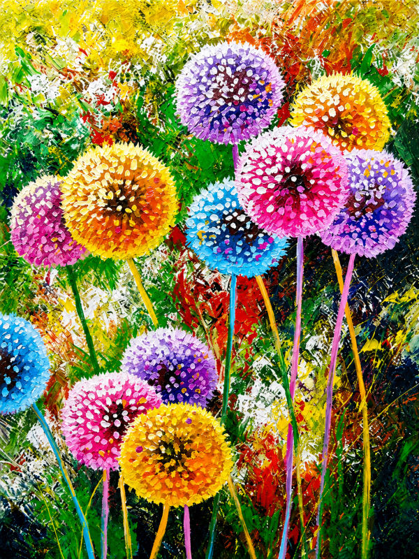 Алмазная мозаика ColorArt 30х40см Одуванчики ST487